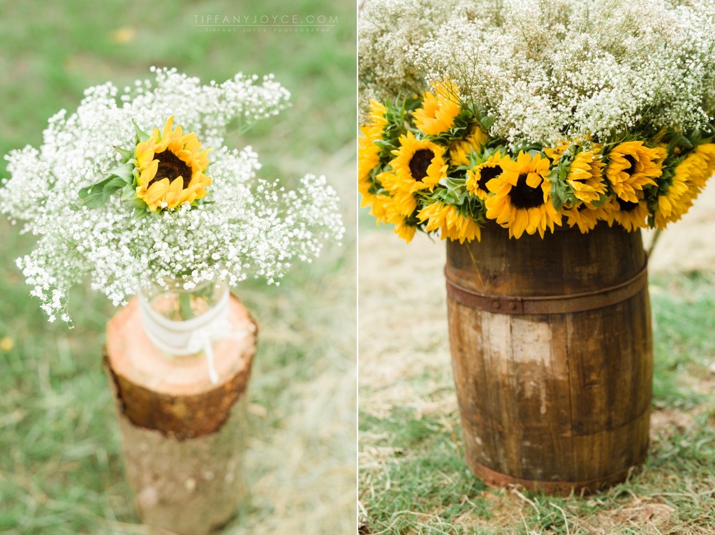 Sunflower Wedding Details